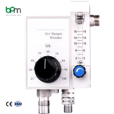 China BPM-BL1 Metal Breathing Machine Breathable With Flow Meters Humidifer Air Oxygen Blender for sale