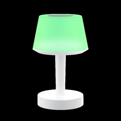 China Post Modern Table Lamp With Wireless Speaker Led Lamp 7 Levels RGB Colorful Night Light With Speaker Wireless Lamp for sale