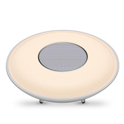 China Post-modern night lamp bedside wireless music playing speaker with aux music. playing function portable wireless speaker lamp for sale