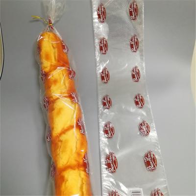 China Recyclable Food Grade Bread Bags Plastic Micro Punch Bag Baguette Bread Cellophane Bags Te koop