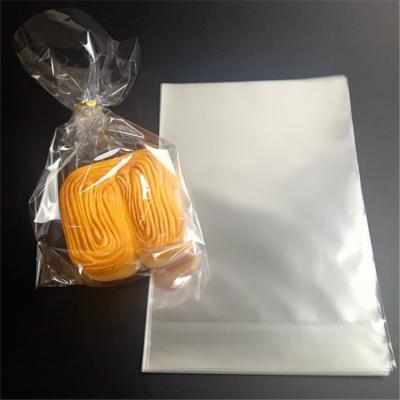 Cina Recyclable Bopp Clear Bread Plastic Packaging Bag Cookies Cellophane Cookies Bags Bopp Bottom Gusset Bags in vendita