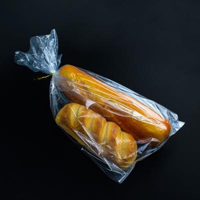 Chine LDPE CPP Side Gusset Cellophane Safety Food Grade Baguette Clear Transparent French Bread Bags Plastic Bag à vendre