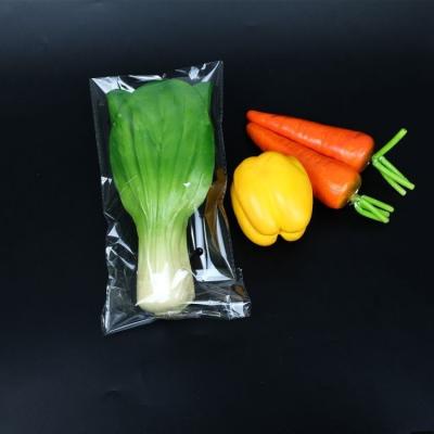 Cina Customized Recyclable Anti Hazy Vegetable Lettuce Packaging Bag BOPP CPP Self Adhesive Cellophane Bag in vendita