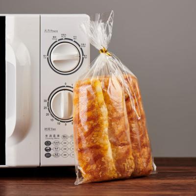 Κίνα 30X45 Security Micro Perforated Cellophane Transparent Clear BOPP Bags For Bread Cello Perforate Bakery Twist Ties Micro Punch Bag προς πώληση