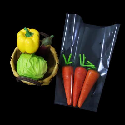 China Safety Fruit Plastic Cellophane Vegetable Bags For Fresh Food Herb Cherry Grape Trapeze Cello Bags Lettuce Produce Bag for sale