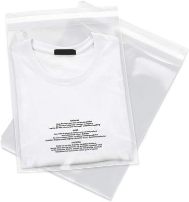 China LWB3651 Safety Poly Bag Clothes Tote Bag Factory Manufacture Cellophane Packaging Warning Bag à venda