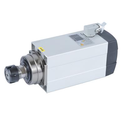 China HQD GDF60-18Z/4.5 CNC Lathe 4.5kW Square Air Cooled Spindle Grinding Motor for sale