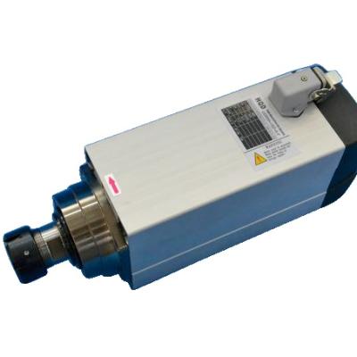 China HQD 6.0kw Square Air Cooling Spindle Milling Motor for CNC Router Machinery for sale