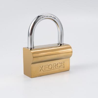 China High Security Security Padlock Gold Camel Color Available High Quality Durable Camel Color Waterproof Iron Padlock for sale