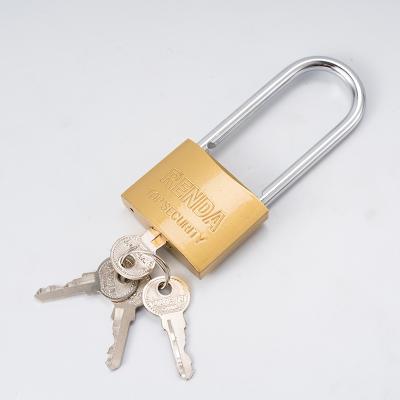 China Factory Price Durable High Fine Workmanship Durable High Fine Workmanship Padlock Safety Sample Support Imitation Brass Keyed Padlock for sale