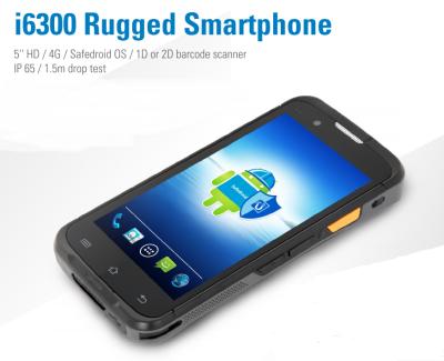 China IP65 Industrial Rugged Handheld Computer Android Full Screen PDA With Dual Camera Support Calls for sale