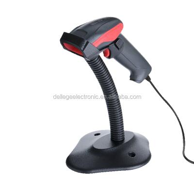 China Cheap Dellege Gun A4 Handheld 2D Barcode Scanner Cable Scan Size for sale