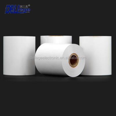 China 100% 58gsm BPA Free Heat Sensitive Wood Pulp Paper Jumbo Roll for sale