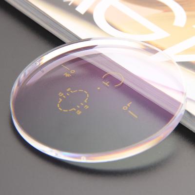 China Progressive Lenses EMI Coating Prescription Lens Free Shape Of The Popular Progressive RX Optical Lens 1.56 for sale