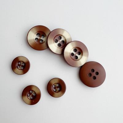 China High quality washable and dry-cleaned environmental protection resin buttons,customized four-hole pants buckle for sale