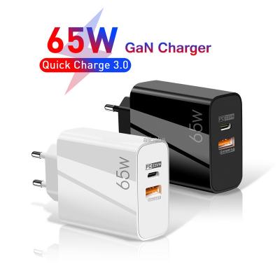 China Qi Charging Station 2 Sample Wireless GaN Fast Charger OK 2 Port 25W 30w 33W 45w 65w 100w GaN Charger Wholesaler Phone Accessories for sale