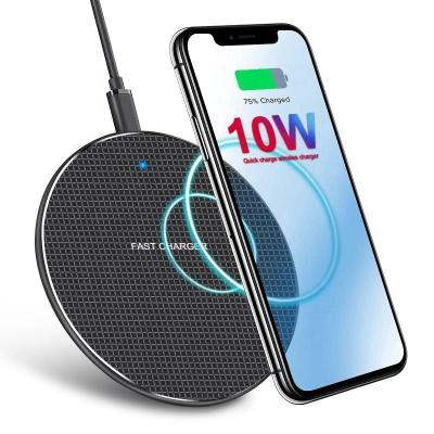 China UniversalÂ   15w 10W Qi Wireless Charging Pad Universal Fast Wireless Phone Charger Charging Pad For iPhone 13 12 for sale