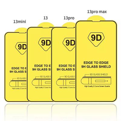 China 9D Cell Phone Tempered Glass Screen Protector For iPhone 13 12 12mini 12pro X Max XR 11 pro Max Screen Protector for sale