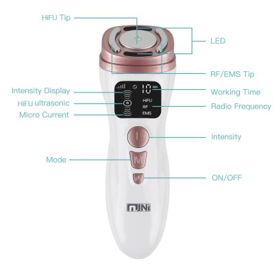 China High Rate High Quality Nicely Design Facial Household Face Lift Redemption Knife Ultrasonic Beauty Machine for sale