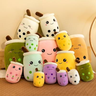 China COMEMOIR Plush Toy Milk Tea Cup Pillow 35CM Super Soft Pearl Bubble Tea Cup Hot Selling Stuffed Boba Plush Toy for sale