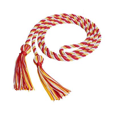 China Manufacturer Decorative Wholesale Bulk Colors Custom College Award Graduation Honor Strings for sale