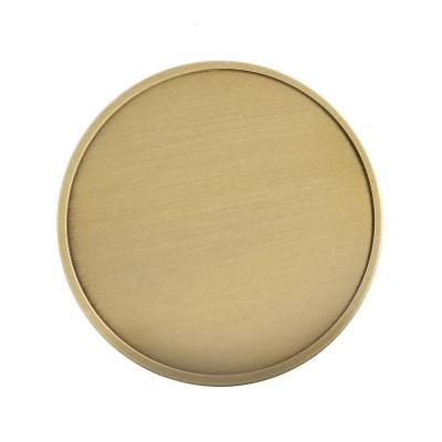 China USA Wholesale Custom Metal Challenge Brass Copper Blank Coin for sale