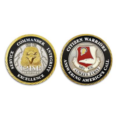 China USA Wholesale Manufacturer Custom College School Challenge Coins for sale