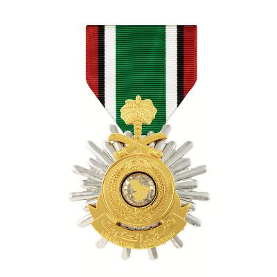 China Customized Manufacturer Honor Ribbon Congressional Custom Military Service Medal for sale