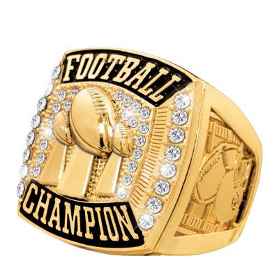 China Custom Rhinestone Sports Youth Football Casual / Sporting National Championship Rings for sale