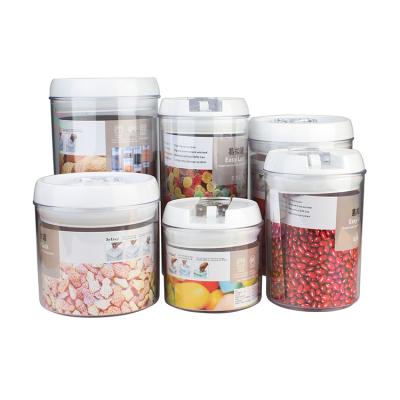 China High quality and cheap airtight plastic box 6pcs storage container food freshness preservation set for sale