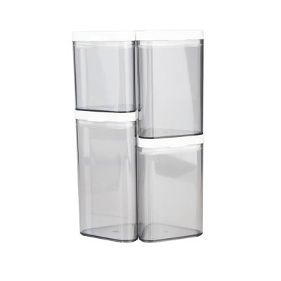 China Free Sample High Quality Freshness Keeping Triangles And Round Plastic Food Storage Container Storage Box for sale