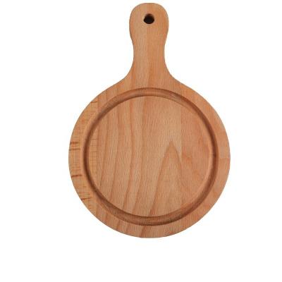 China Stored Pizza Tray Wooden Commercial Pizza Trays Pizza Serving Tray With Handle for sale