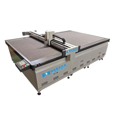 China Garment factory BOK Oscillating Knife Cutting Machine For Leather/Rubber/Cloth/Fabric Cutting for sale