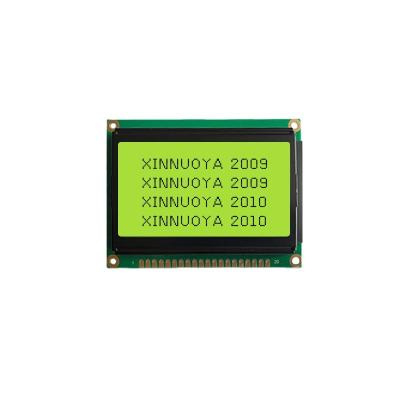 China Small size 128X64 Dot Matrix Graphic Lcd display module with monochrome ks0107/KS0108 12864 LCM screen module 75*55*9mm for sale