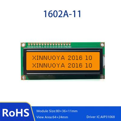 China 16x2 LCM 80*36*11mm Screen 16*2 5V Blue Screen Character Dot Matrix LCD Display Screen modul 1602 for sale