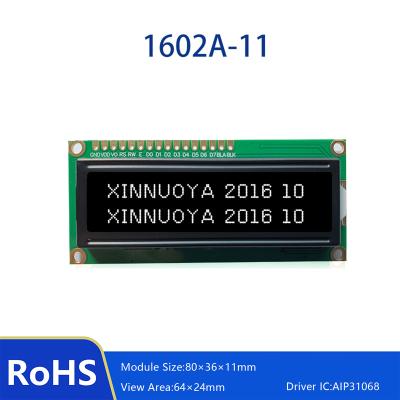 China Available Character 16*2 1602 80*36*11mm Blue Screen LCD Display IIC I2C LCD Module LCD Display 1602 for sale