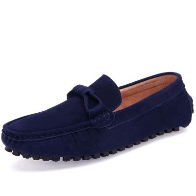 China Soft Round Men Moccasin Driving Loafers Faux Suede Leather Boat Shoes Casual Shoes for sale