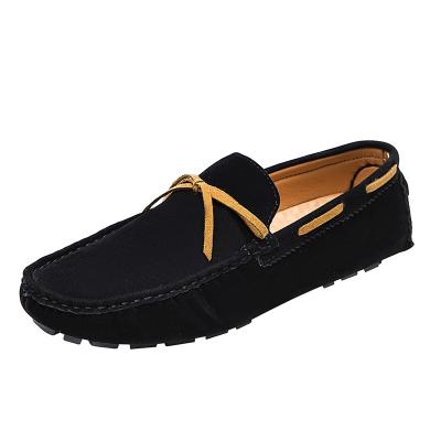 China CUSHIONING Men's Leather Penny Loafers Loafers Slip On Flats Suede Leather Original Classic Men Casual Shoes for sale