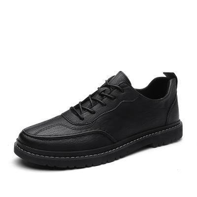 China Round Leather Shoes Men's Fashionable Martin Shoes for sale