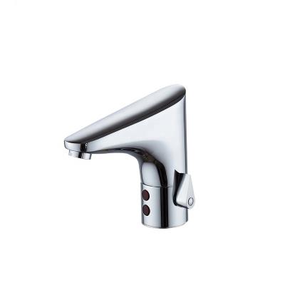 China Modern Water Auto Electric Infrared Sink Basin Faucet Chrome Faucet Sense Taps Faucet Sensor Faucet for sale