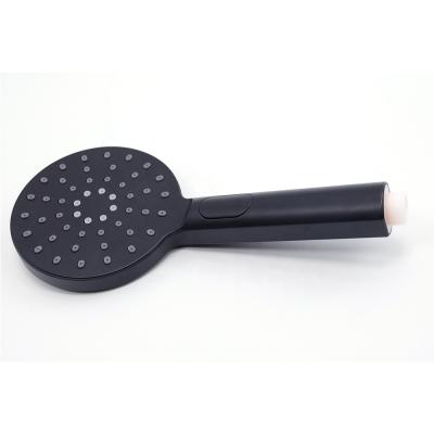 China Without Diverting Economical Bathroom Black Finished ABS Hand Shower Black Shower Head for sale