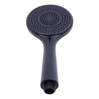 China Without Switch China High Quality Black ABS Hand Shower Rainfall Shower Head for sale