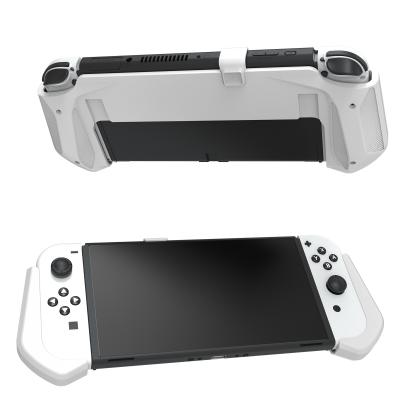 China Handheld Grip Holder Stand For Nintendo Switch OLED Game Console Joypad Hand Grip Controller Protective Cover JYS-NS232 for sale