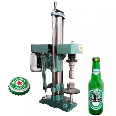 China Food Glass Bottle Automatic Crown Machine Beer Bottle Lid Wine Bottle Cover Capping Sealing Locker for sale