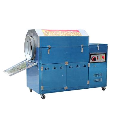 China Frying Oil Factory Nuts Roasting Machine Continuous Rolling Pipe Metal Drum Electric Motor Walnut Sunflower Stainless Large Capacity Wholesale for sale