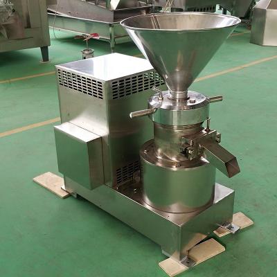 China Snack Factory Peanut Sesame Butter Making Machine Sauce Dough Maker Commercial Automic Grinder Almond Chilli Pepper Sauce Maker for sale