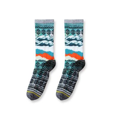 China Breathable Designer Customized 3D Printed Socks, Printed Crew Socks, Support 3D Hidden Race Socks for sale