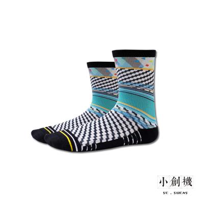 China Popularity Designer Breathable Custom 3D Printed Socks Sublimated Printing Half Crew Socks Terry Support Socks for sale