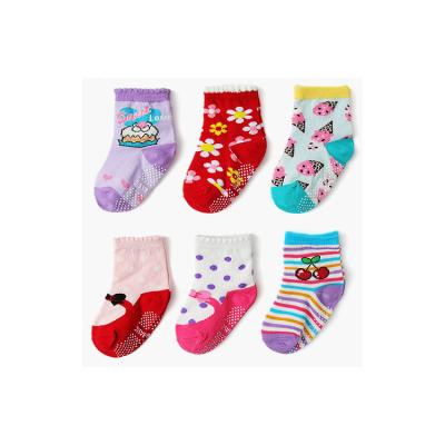 China Wholesale QUICK DRY Thicken Comfort Cotton Anti Slip Non Skid Ankle Toddler Kids Boys Girls Newborn Baby Cute Socks for sale