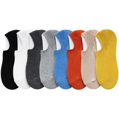 China Sales Crew Socks Girl's Warm Soft Invisible Breathable Double Needle Solid Color Polyester Low Cut Sock Women Women Double Cut Sock for sale